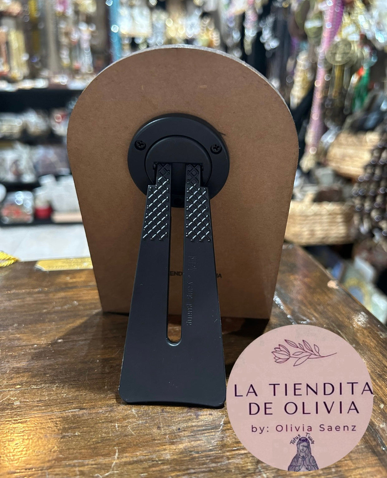 St. Benedict Arched Wood Desk Plaque
4 x 6" H