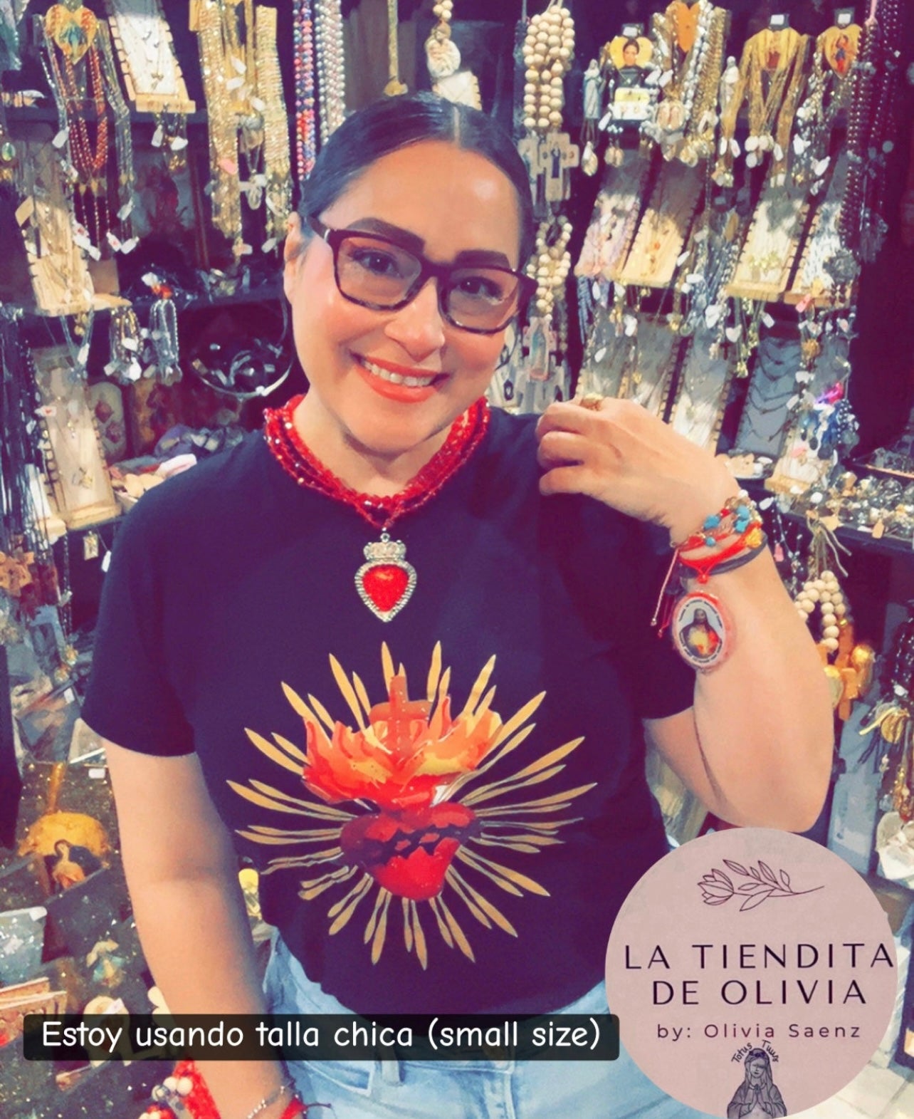 Camisa Sagrado Corazón de Jesús Size 2 X Large Adult