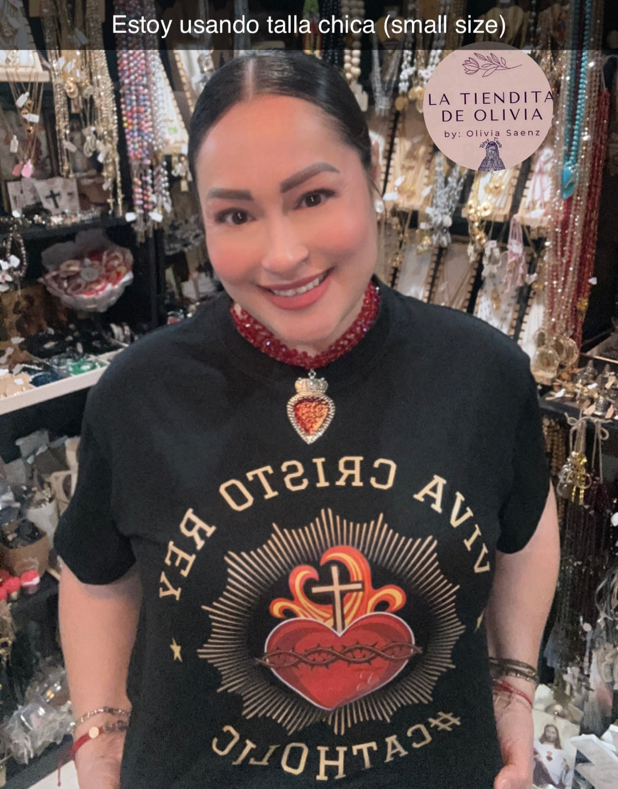 Camisa Viva Cristo Rey Size 2X Large Size