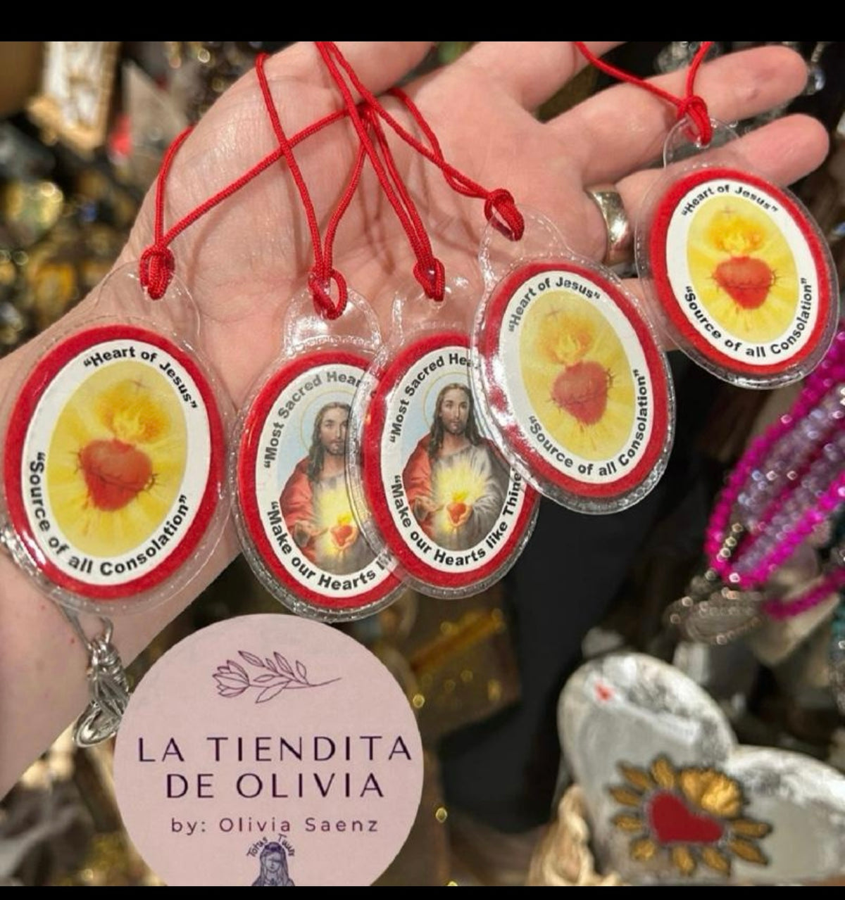 Sacred Heart ❤️ Laminated Badge