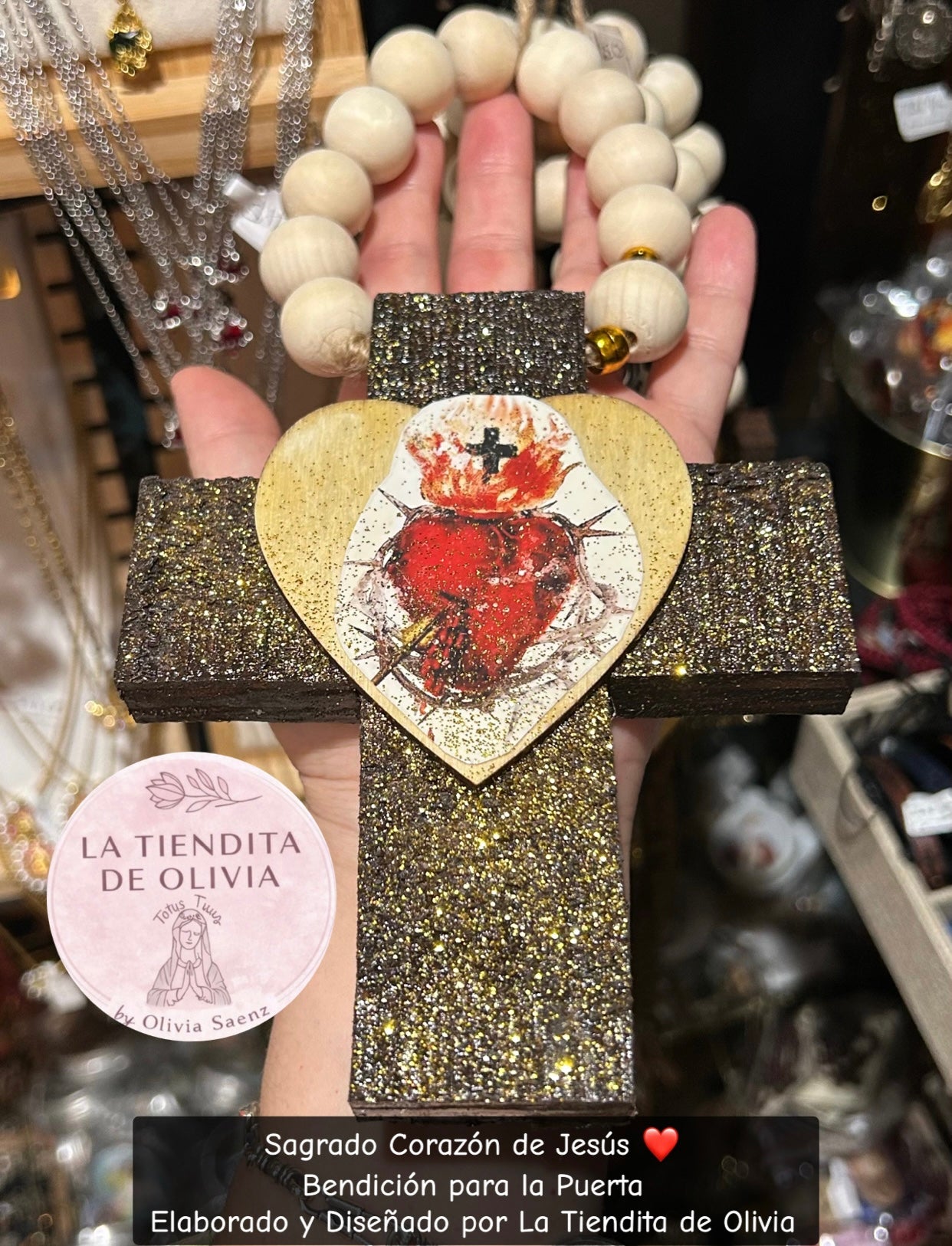Sagrado Corazón de Jesús ❤️
Bendición para la Puerta
Elaborado y Diseñado por La Tiendita de Olivia