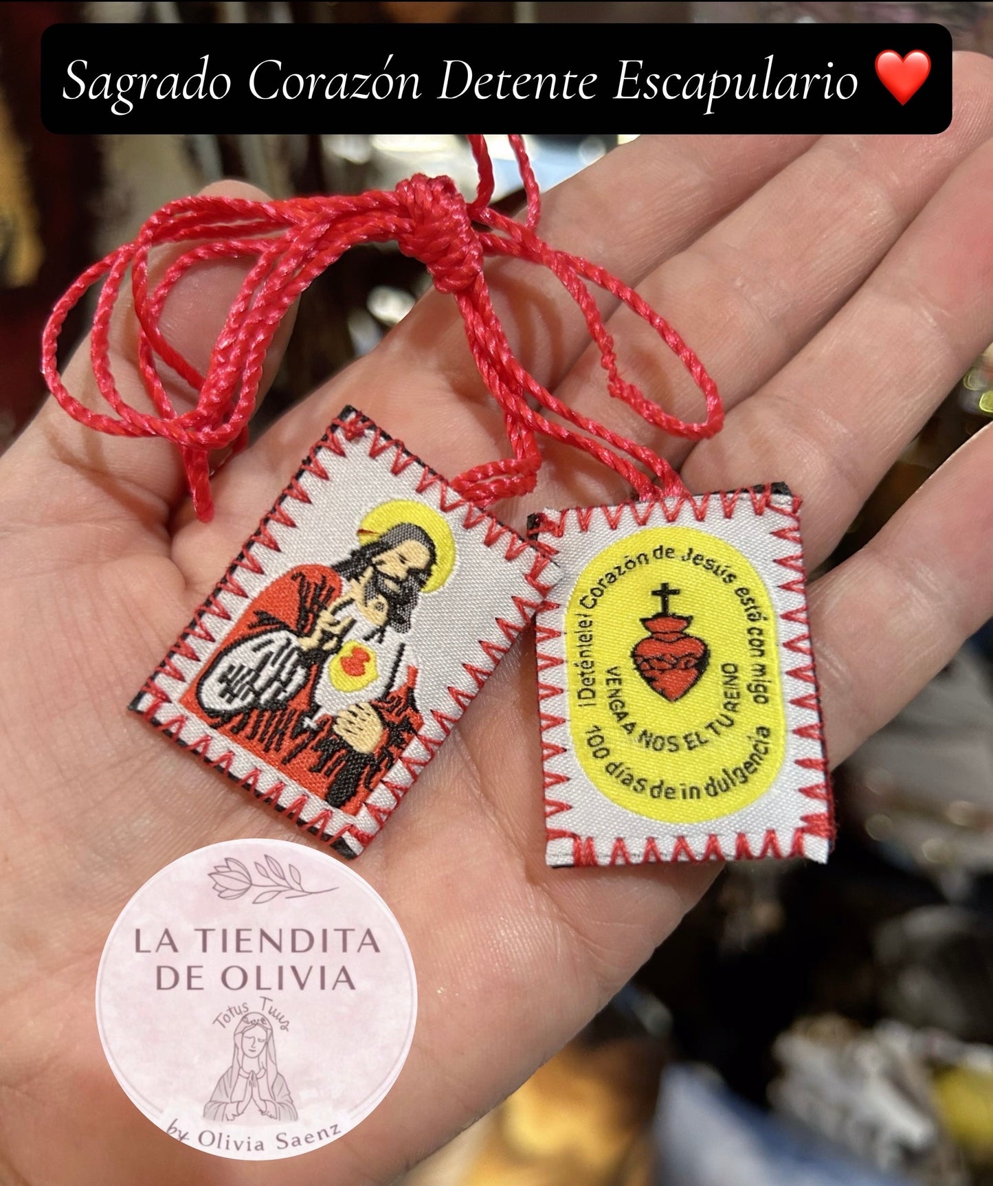 Sacred Heart ❤️ Detente Escapulario