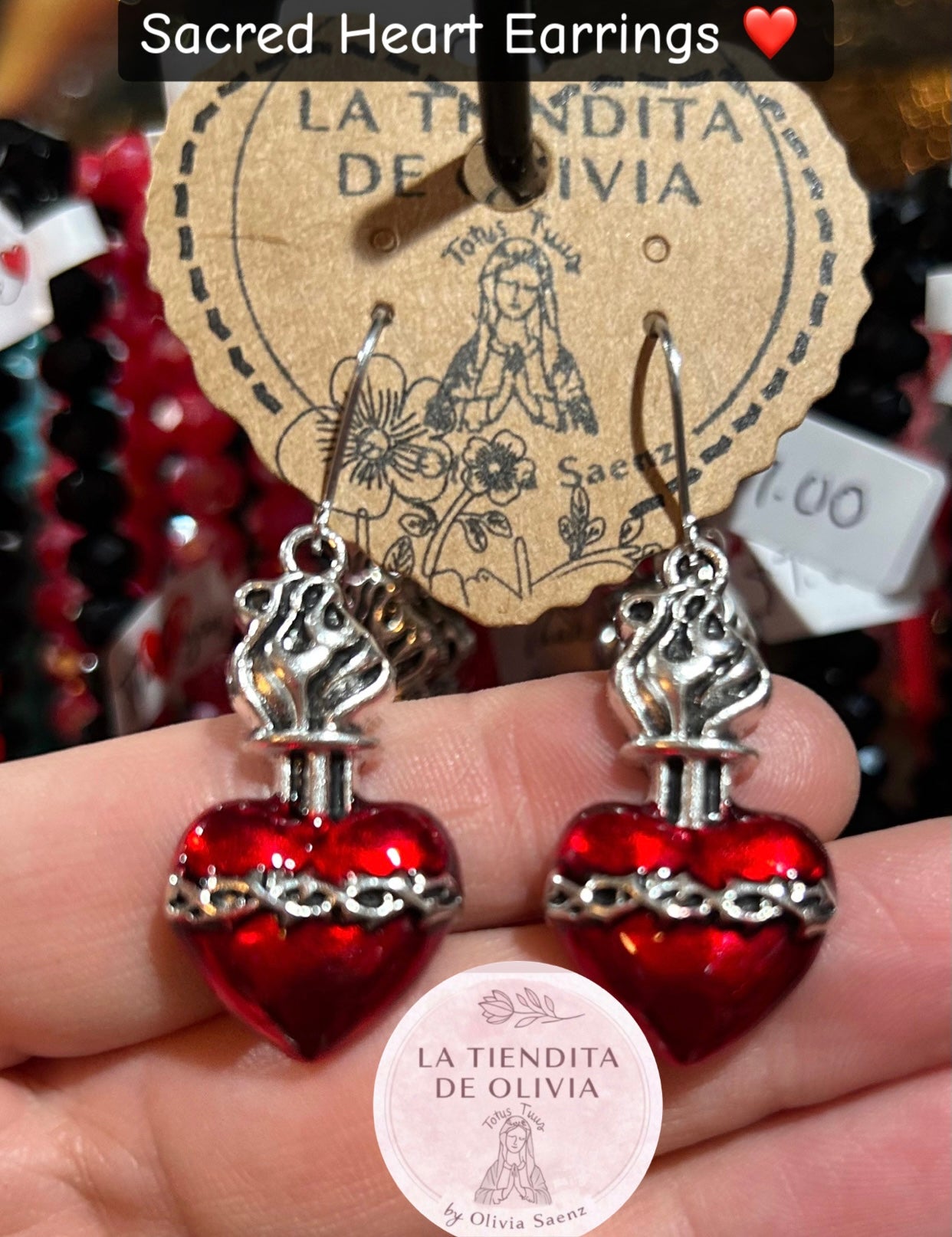 Sacred Heart ❤️ Earrings