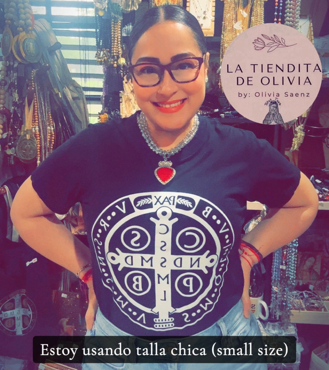 Camisa Medalla de San Benito Size 2 XL Adult