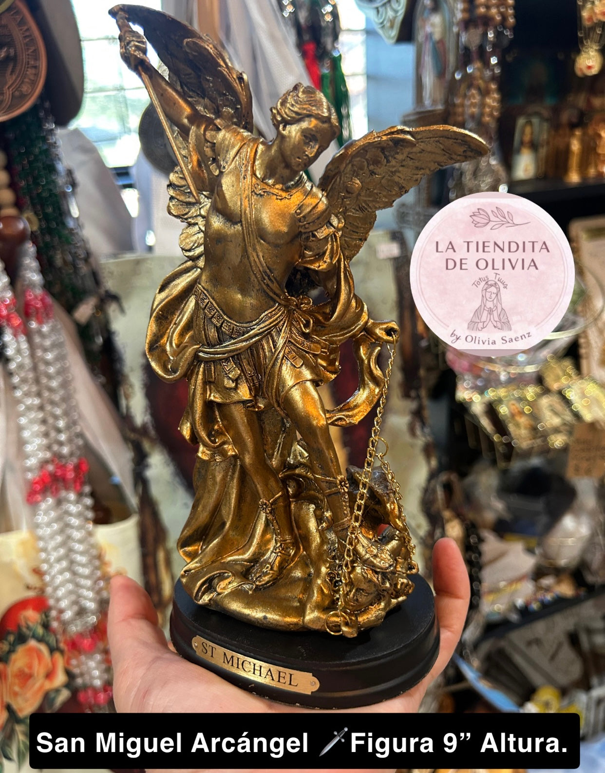 San Miguel Arcángel /Figura 9" Altura.