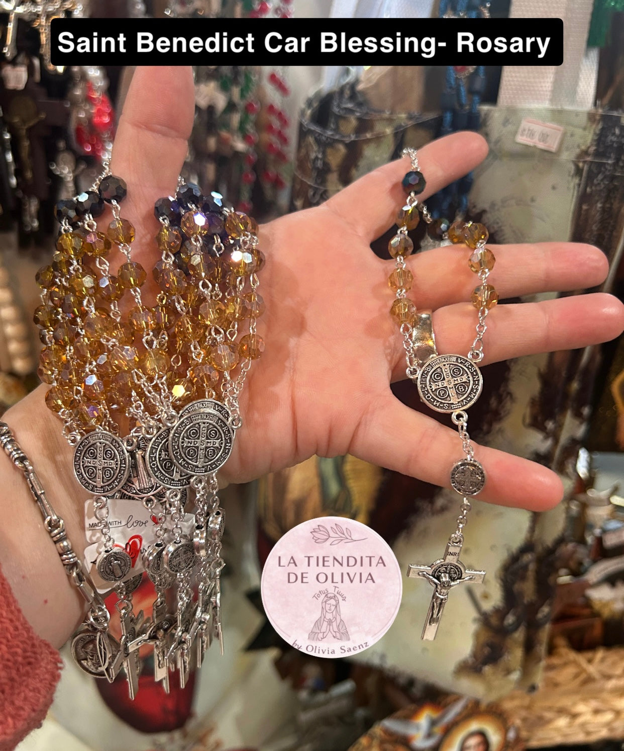 Saint Benedict Car Blessing- Rosary