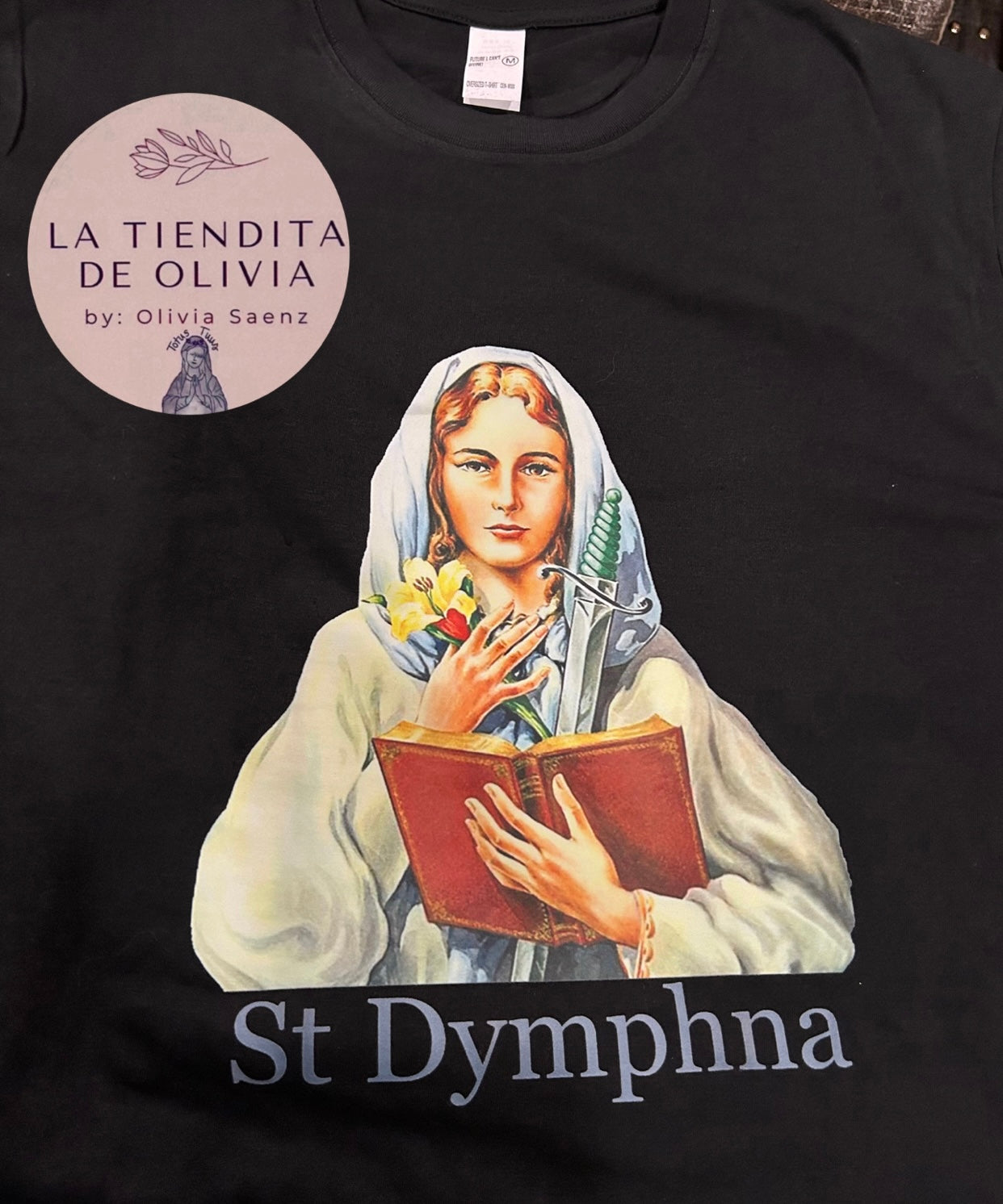 Camisa Santa Dymphna Size Large Adult