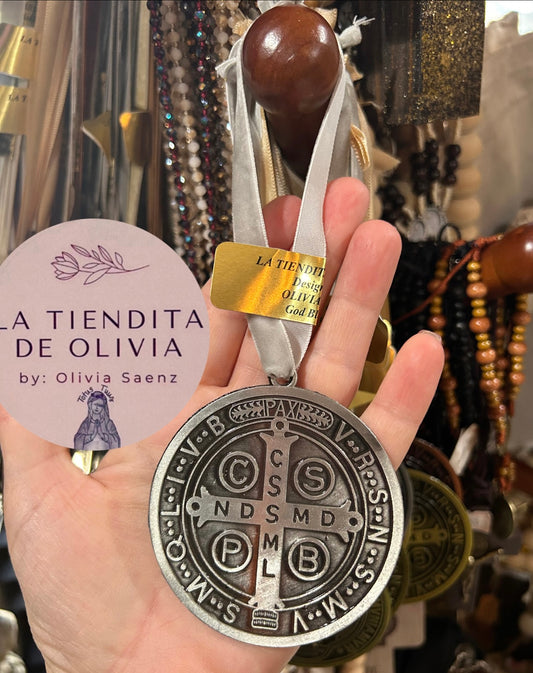 Small Saint Benedict Door Blessing
Silver