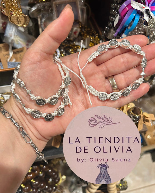 First Communion White Bracelet