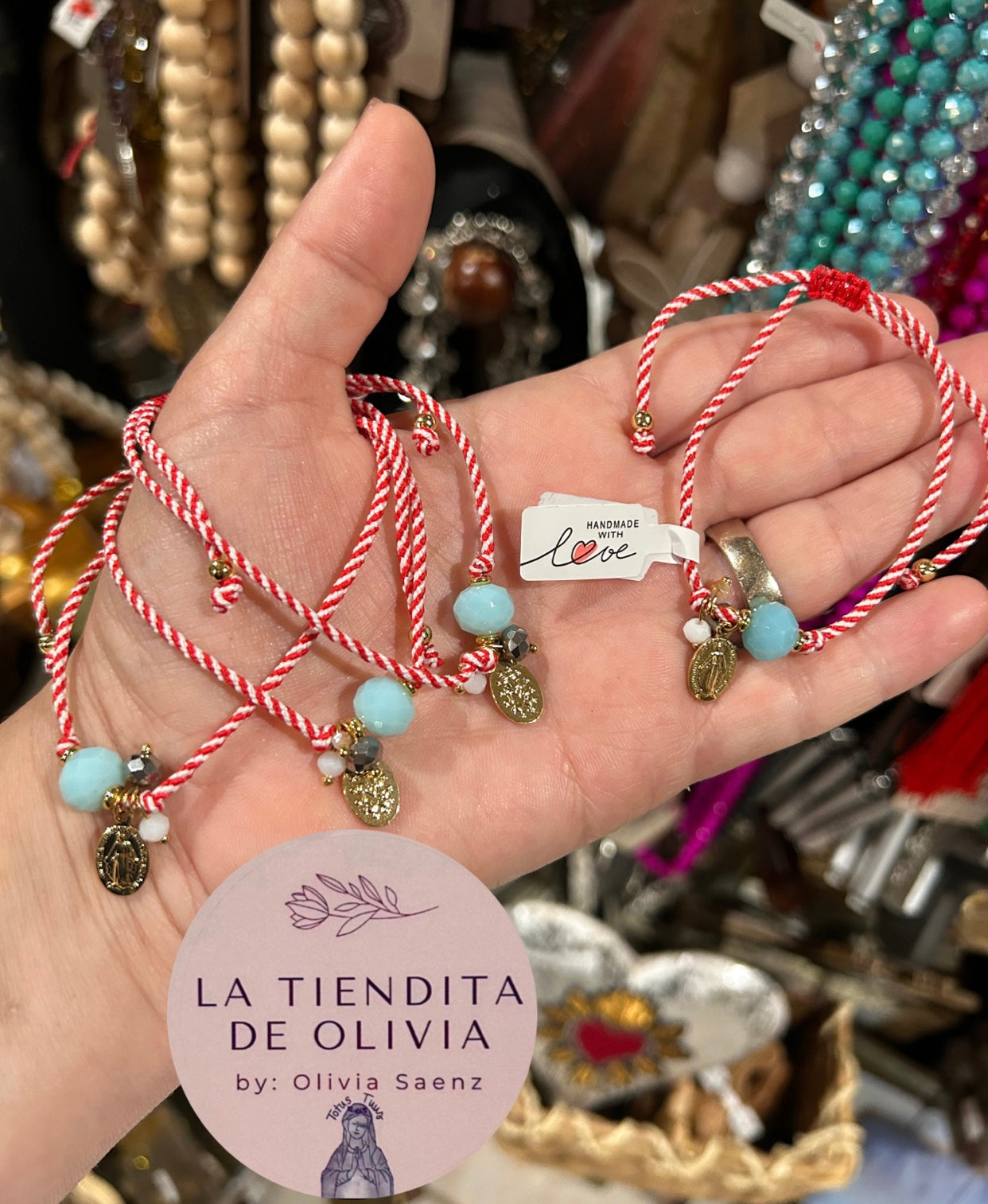 Miraculous Medal Red Bracelet