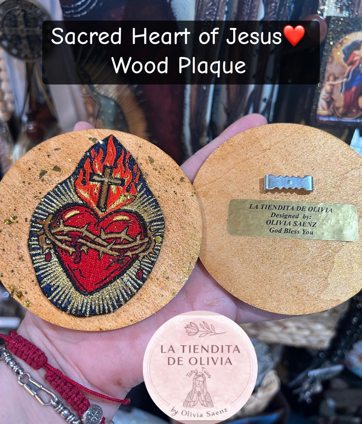 Sacred Heart ❤️
Wood Plaque