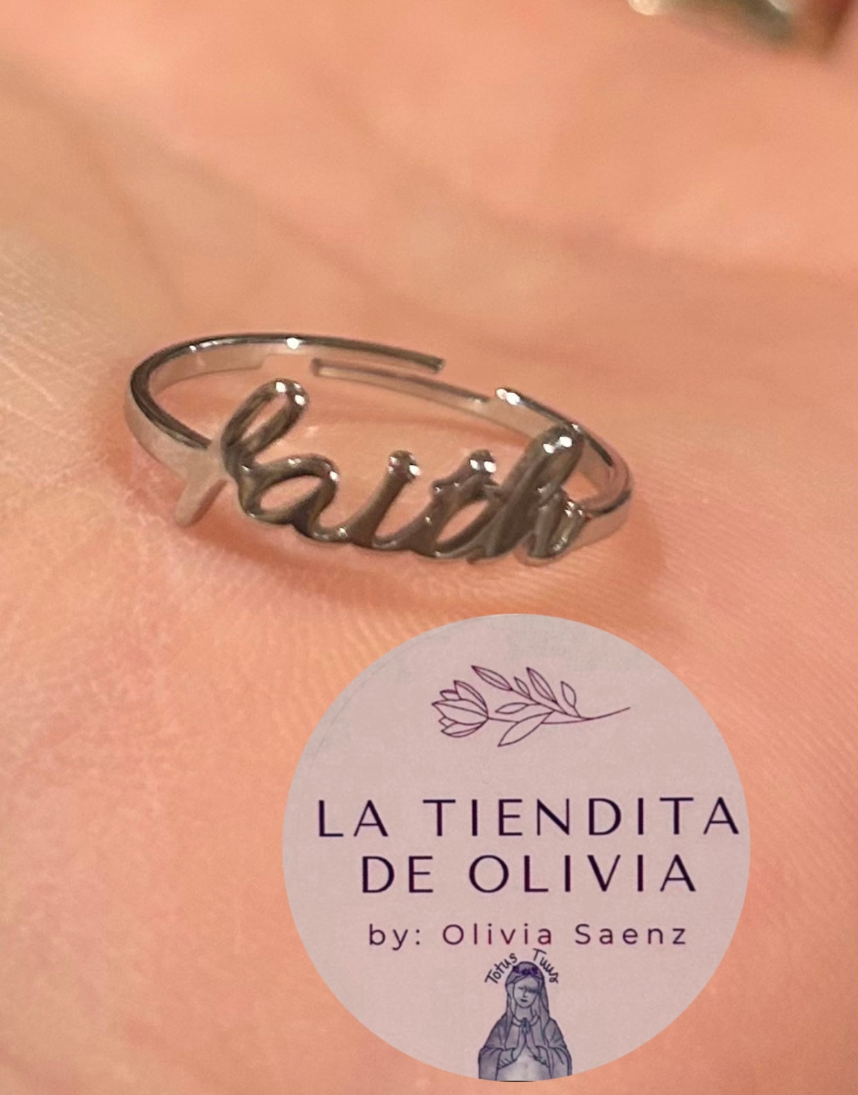 FAITH Ring Adjustable Stainless Steel