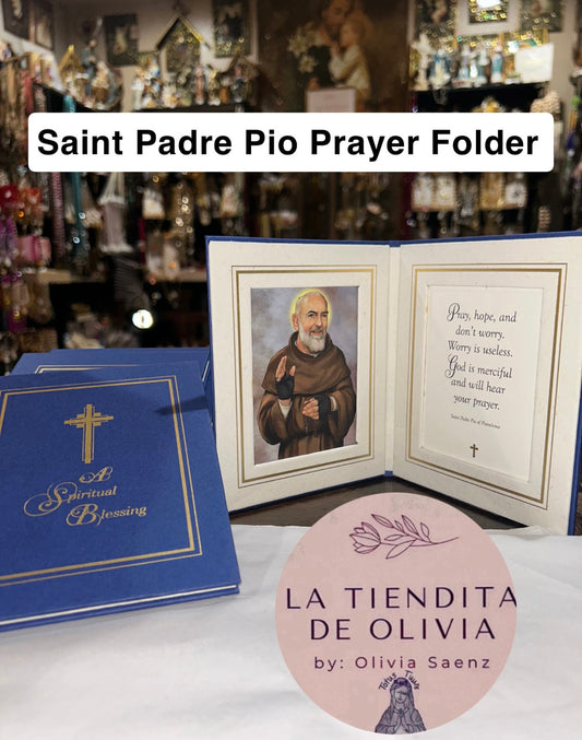 Saint Padre Pio Prayer Folder