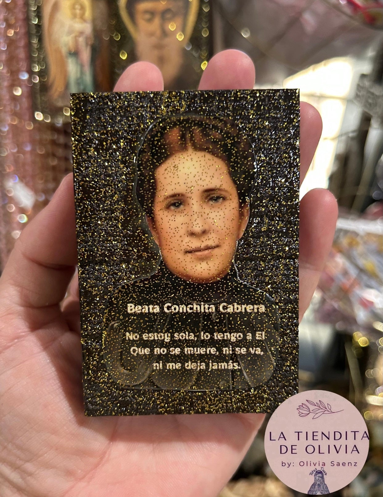 Beata Conchita Cabrera                   Mini Cuadrito de Madera 
Medidas Aproximadas 2”x 3”

Elaborado y Diseñado por LA TIENDITA DE OLIVIA