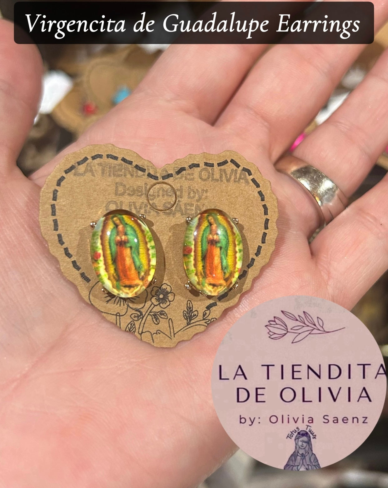 Virgencita de Guadalupe Earrings