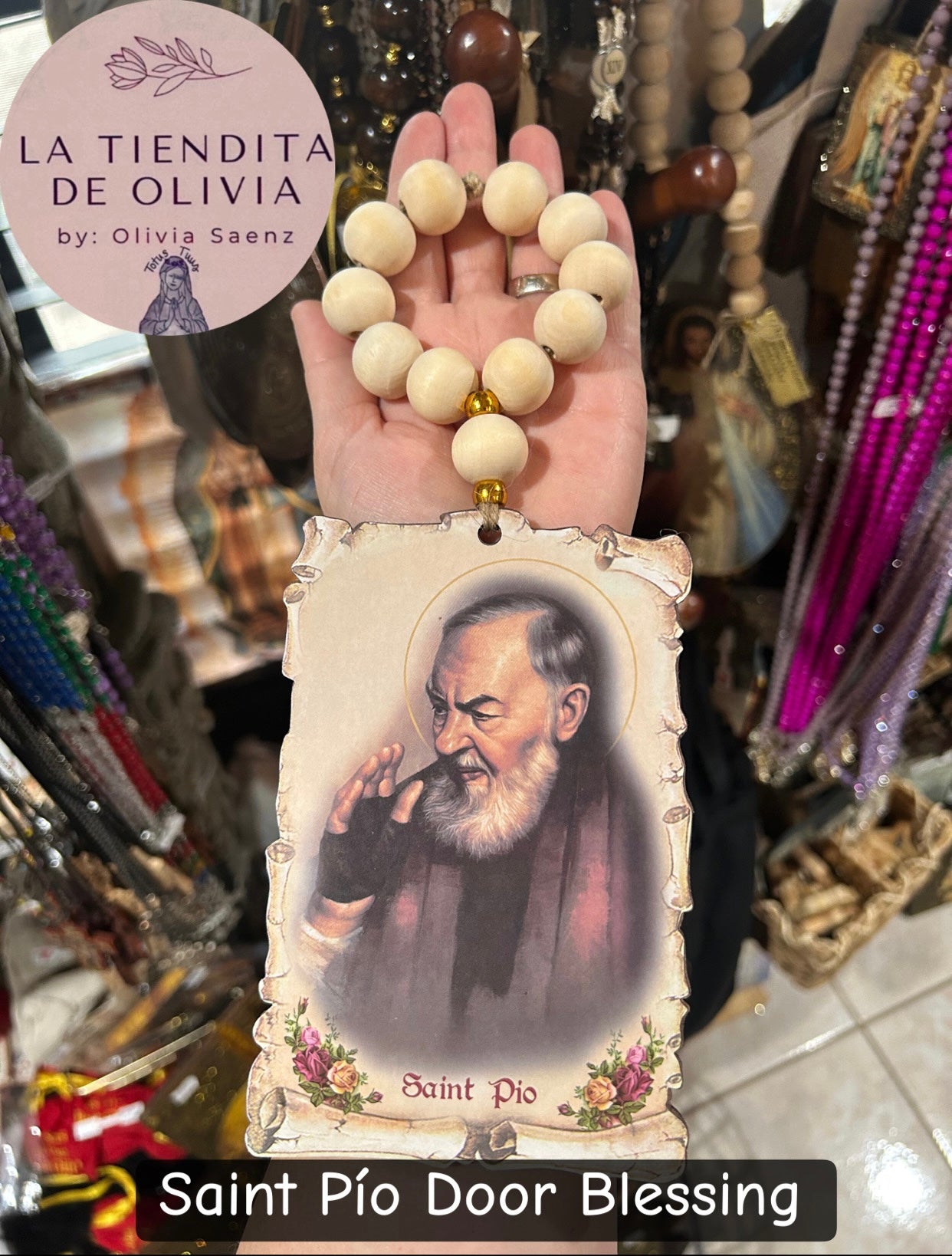 Door Blessing Saint Pío