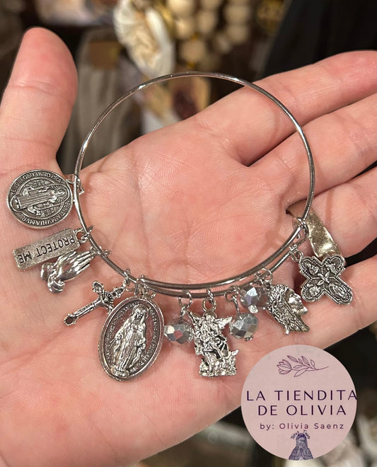 Saints Bangle Bracelet