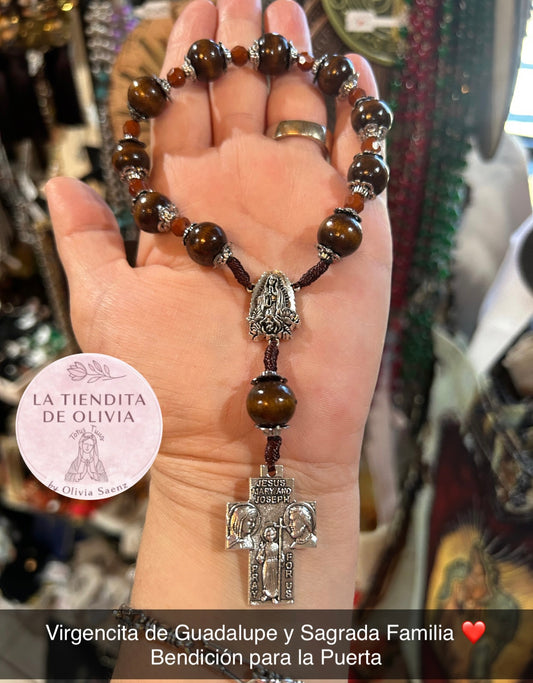 Virgencita de Guadalupe y Sagrada Familia ❤️ Bendición para la Puerta