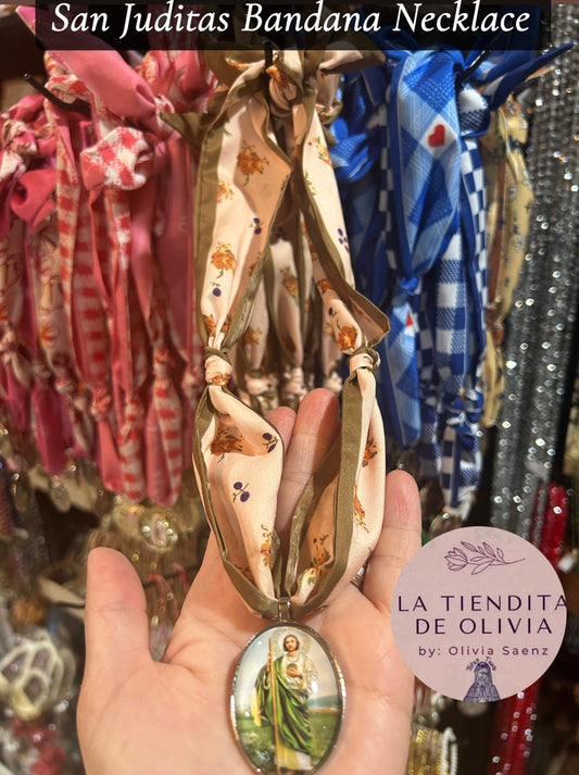 San Juditas Bandana Necklace