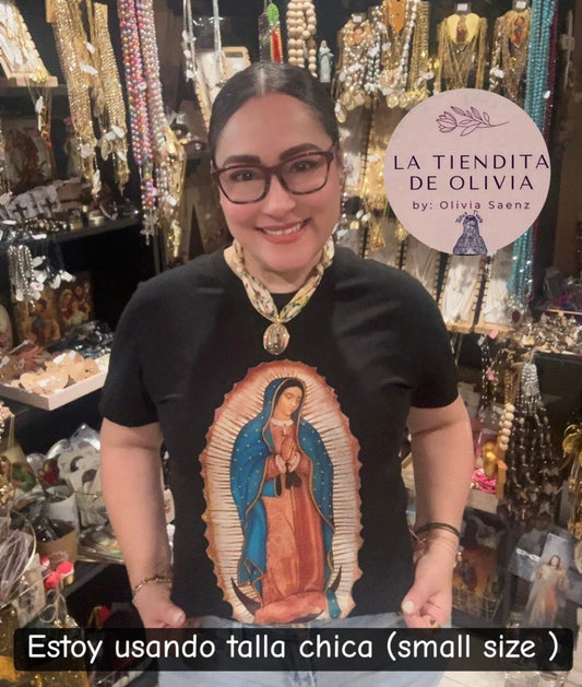 Camisa Virgencita de Guadalupe Size 2 X Large