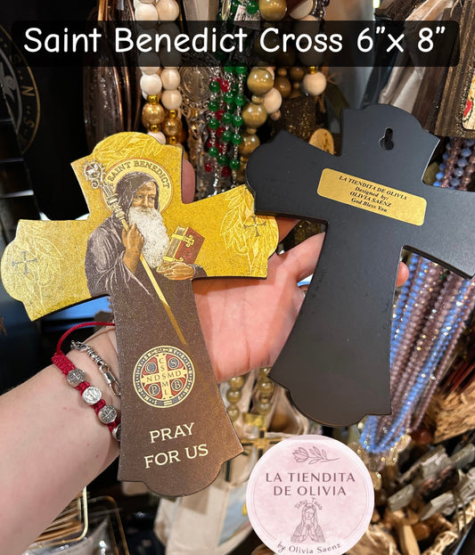 Saint Benedict Cross 6"x 8"