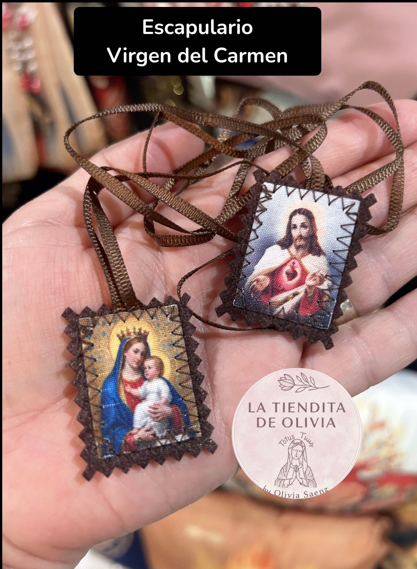 Escapulario
Virgen del Carmen