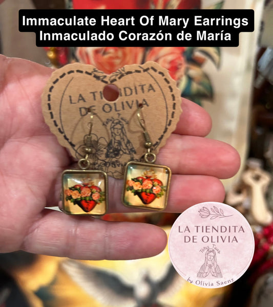 Immaculate Heart Of Mary Earrings
Inmaculado Corazón de María