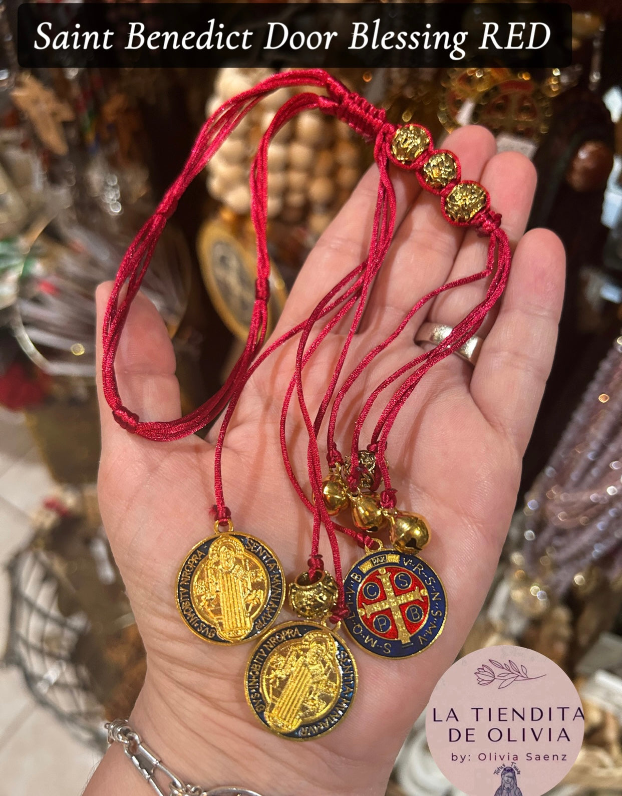 Saint Benedict Door Blessing RED