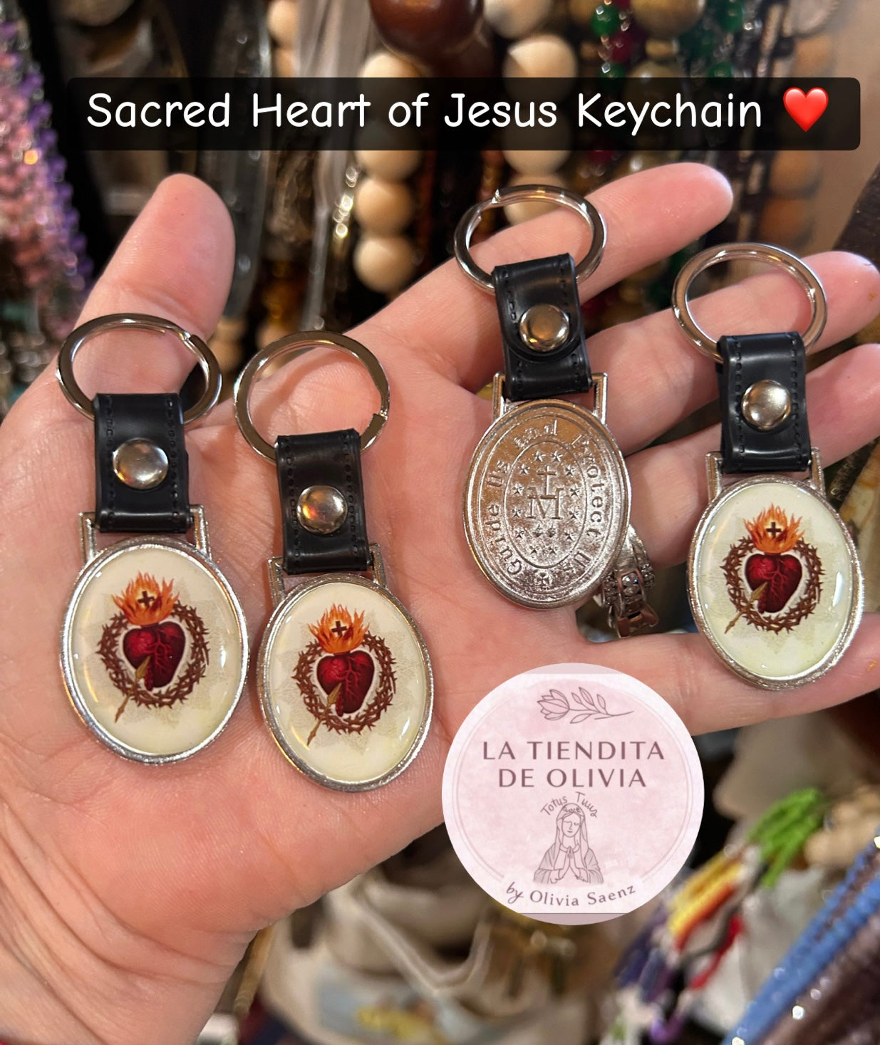 Sacred Heart  ❤️ Keychain