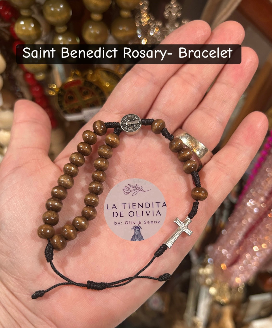 Saint Benedict Rosary-Bracelet