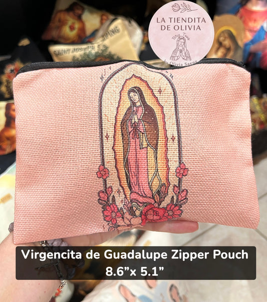 Virgencita de Guadalupe Zipper Pouch
8.6"x 5.1"
