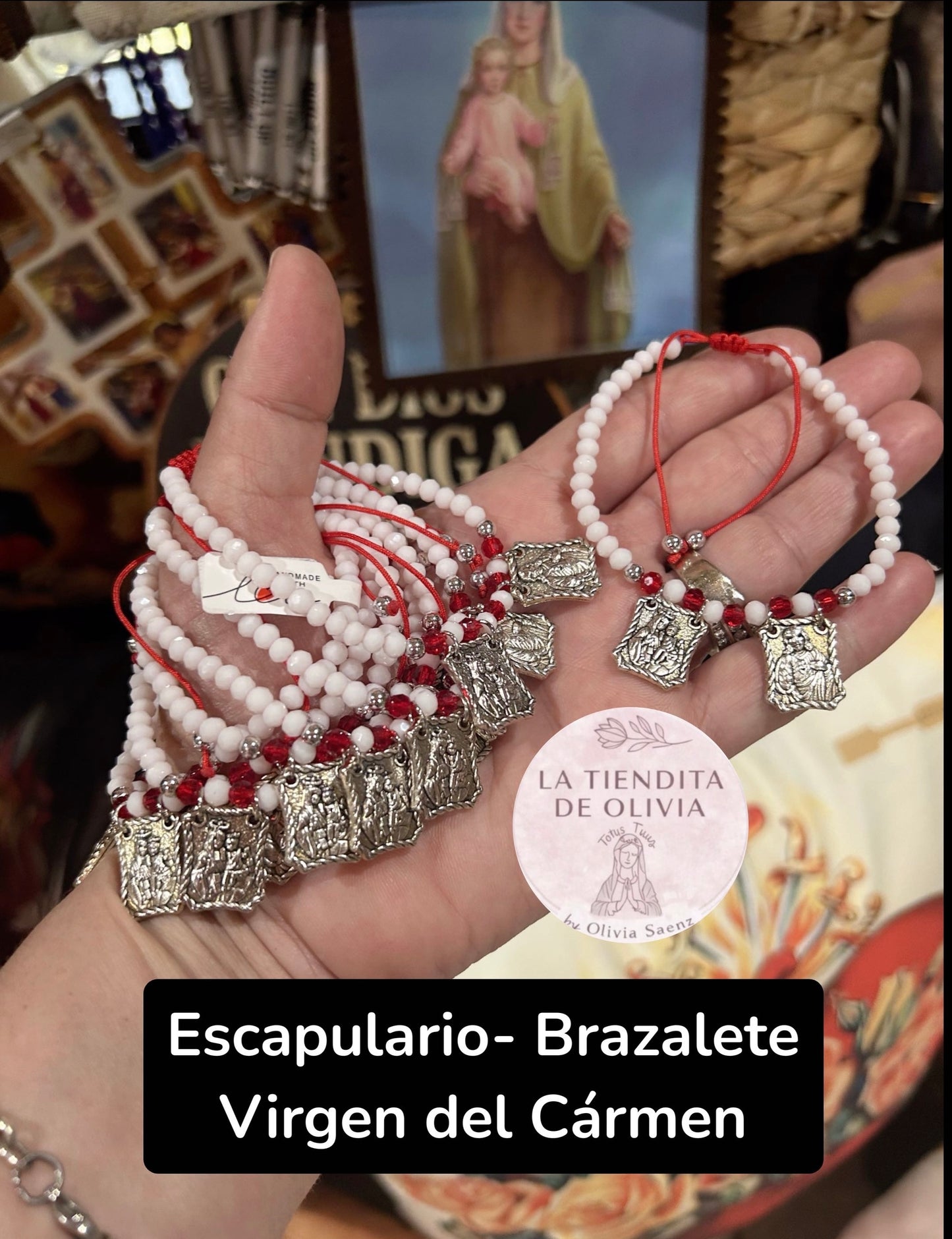 Escapulario- Brazalete
Virgen del Cármen