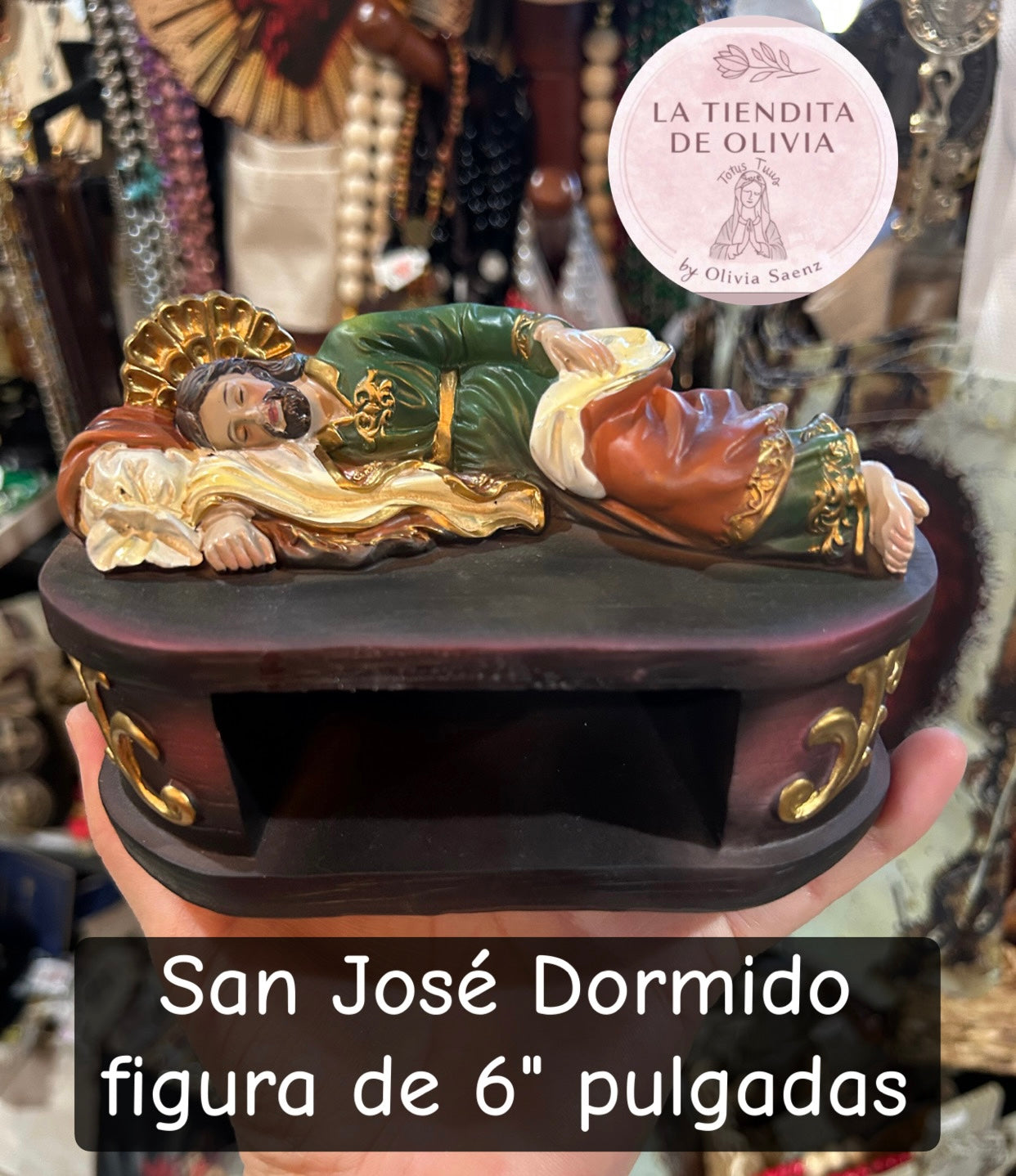 San José Dormido                          figura de 6" pulgadas