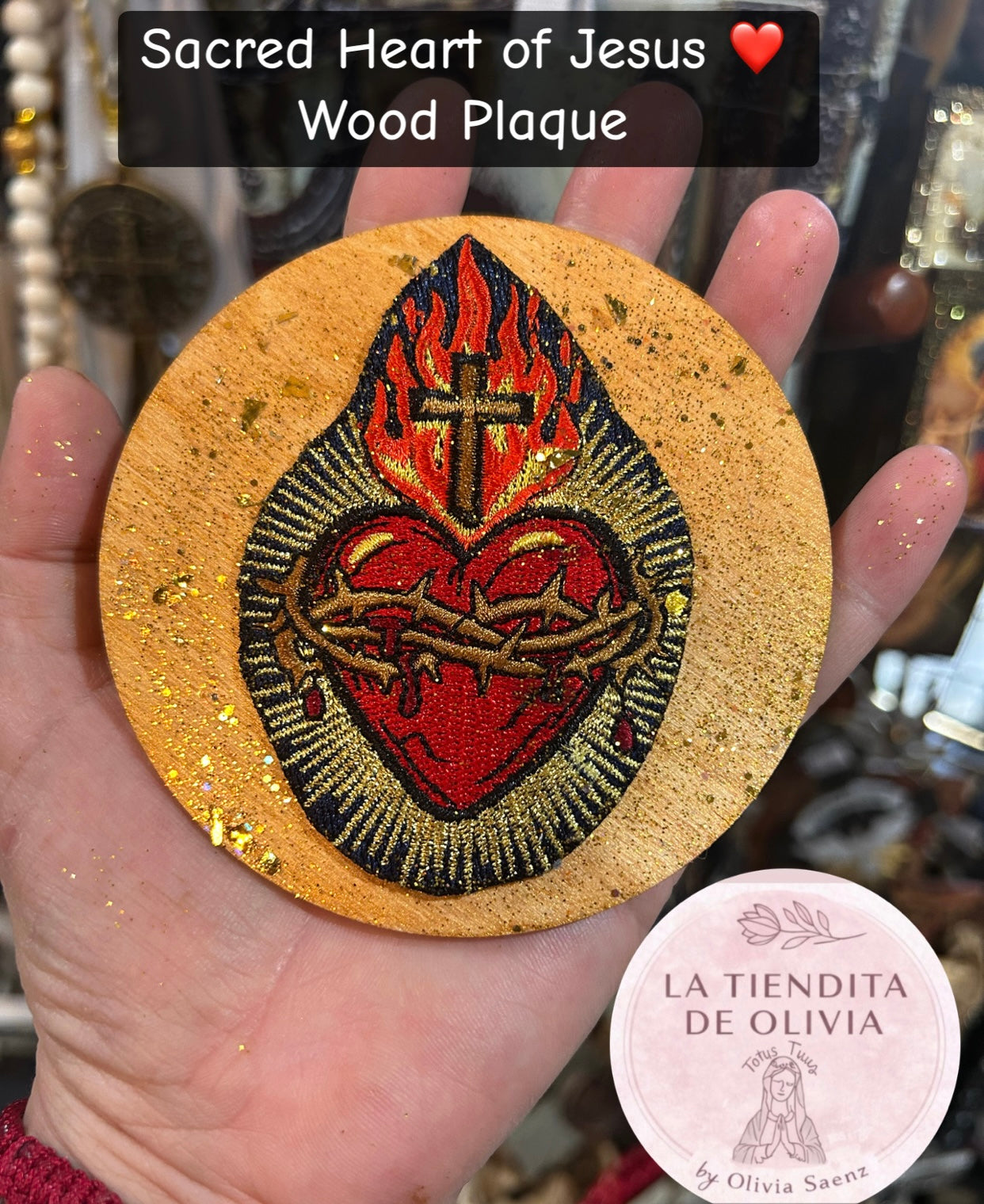 Sacred Heart ❤️
Wood Plaque