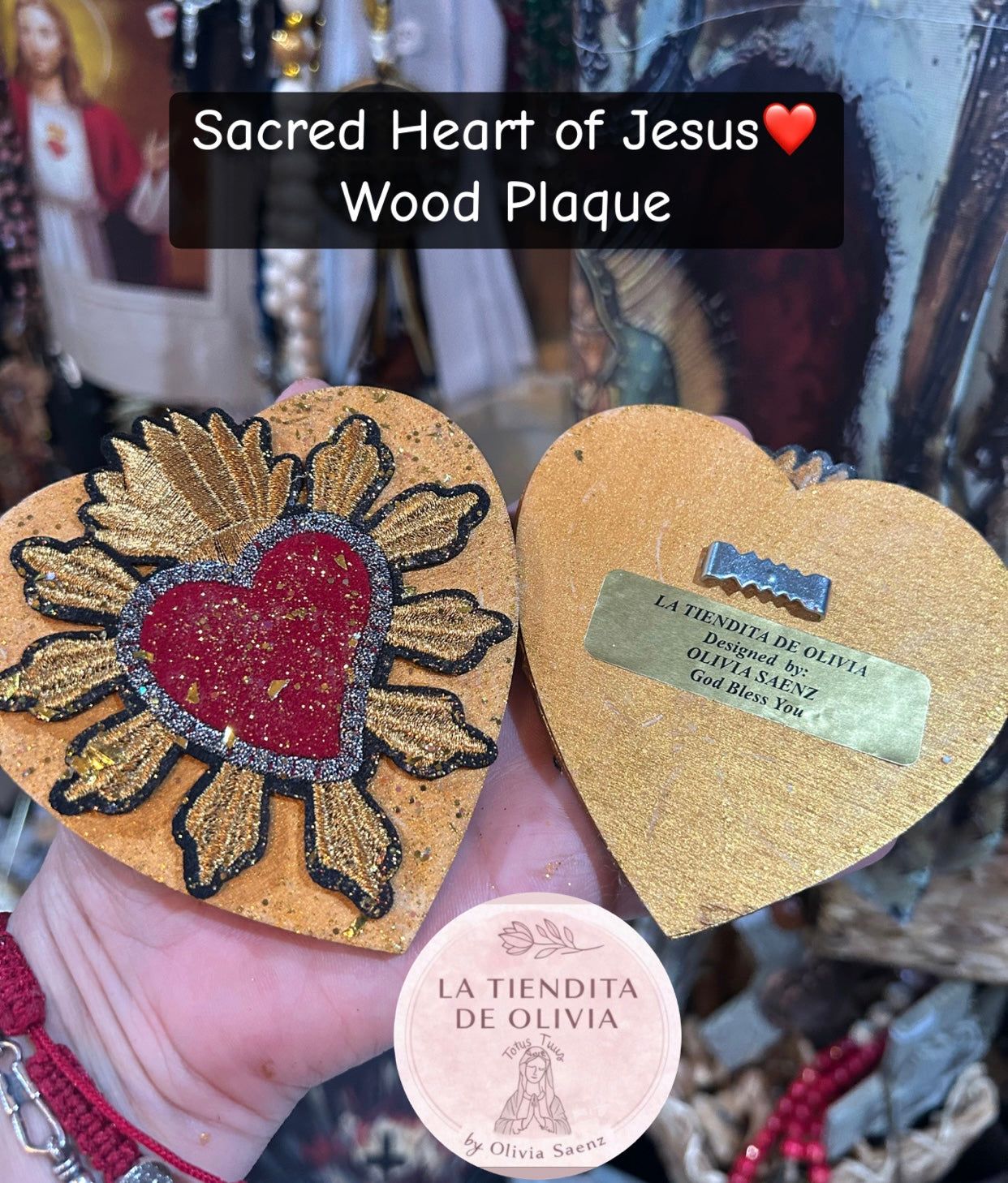 Sacred Heart ❤️
Wood Plaque