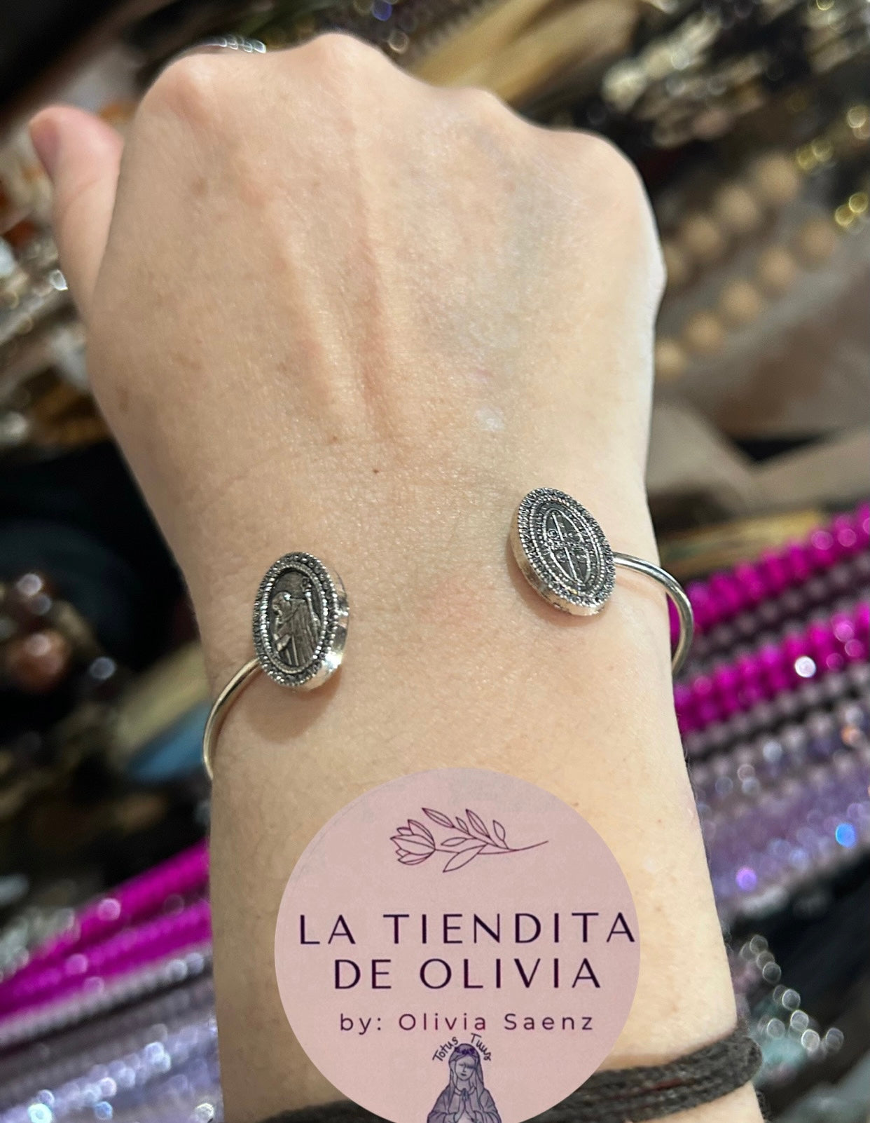 Saint Benedict Cuff Bracelet