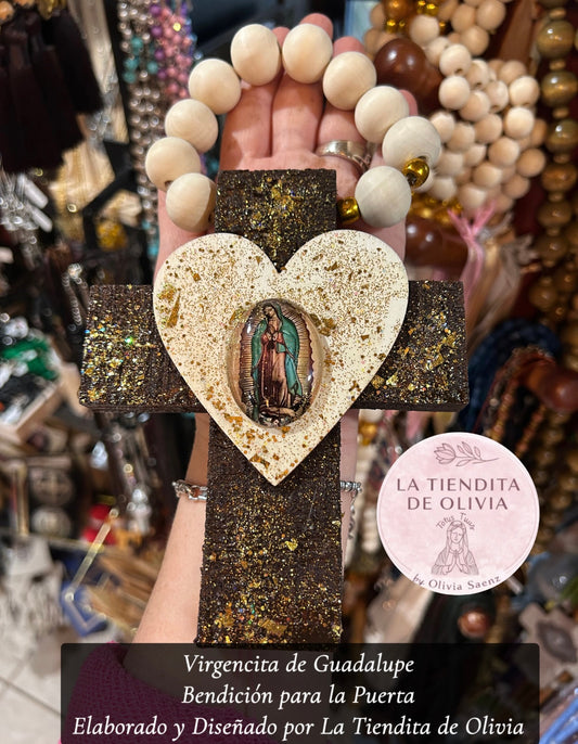 Virgencita de Guadalupe
Bendición para la Puerta
Elaborado y Diseñado por La Tiendita de Olivia