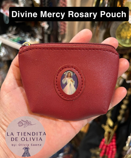 Divine Mercy Rosary Pouch