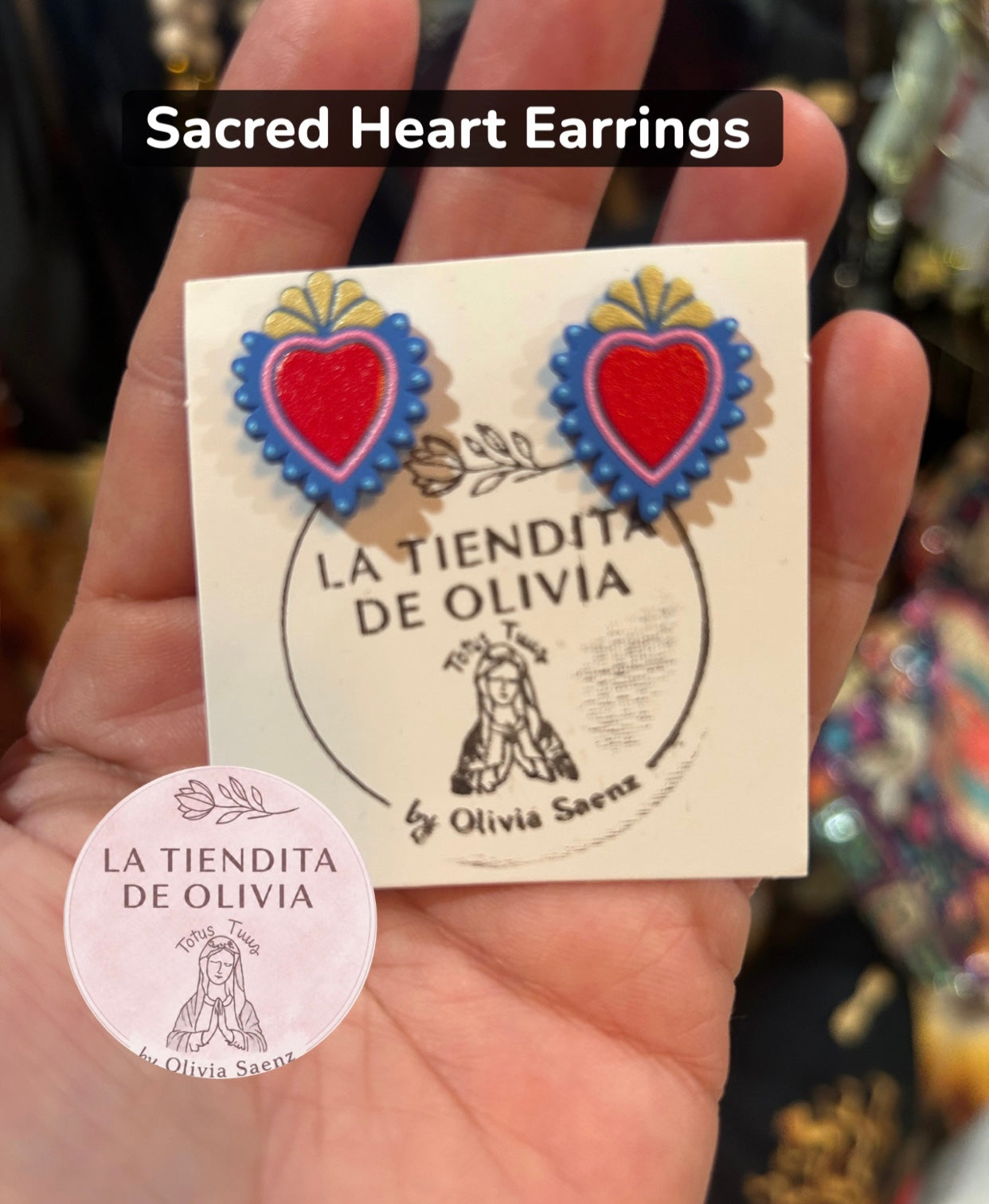 Sacred Heart Earrings