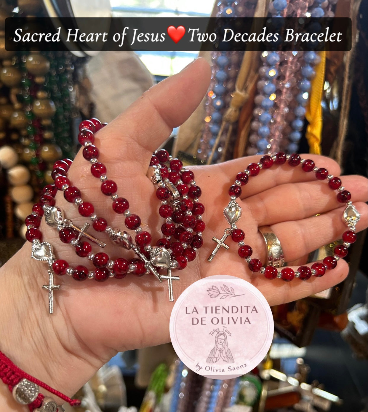 Sacred Heart ❤️                              Two Decades Bracelet