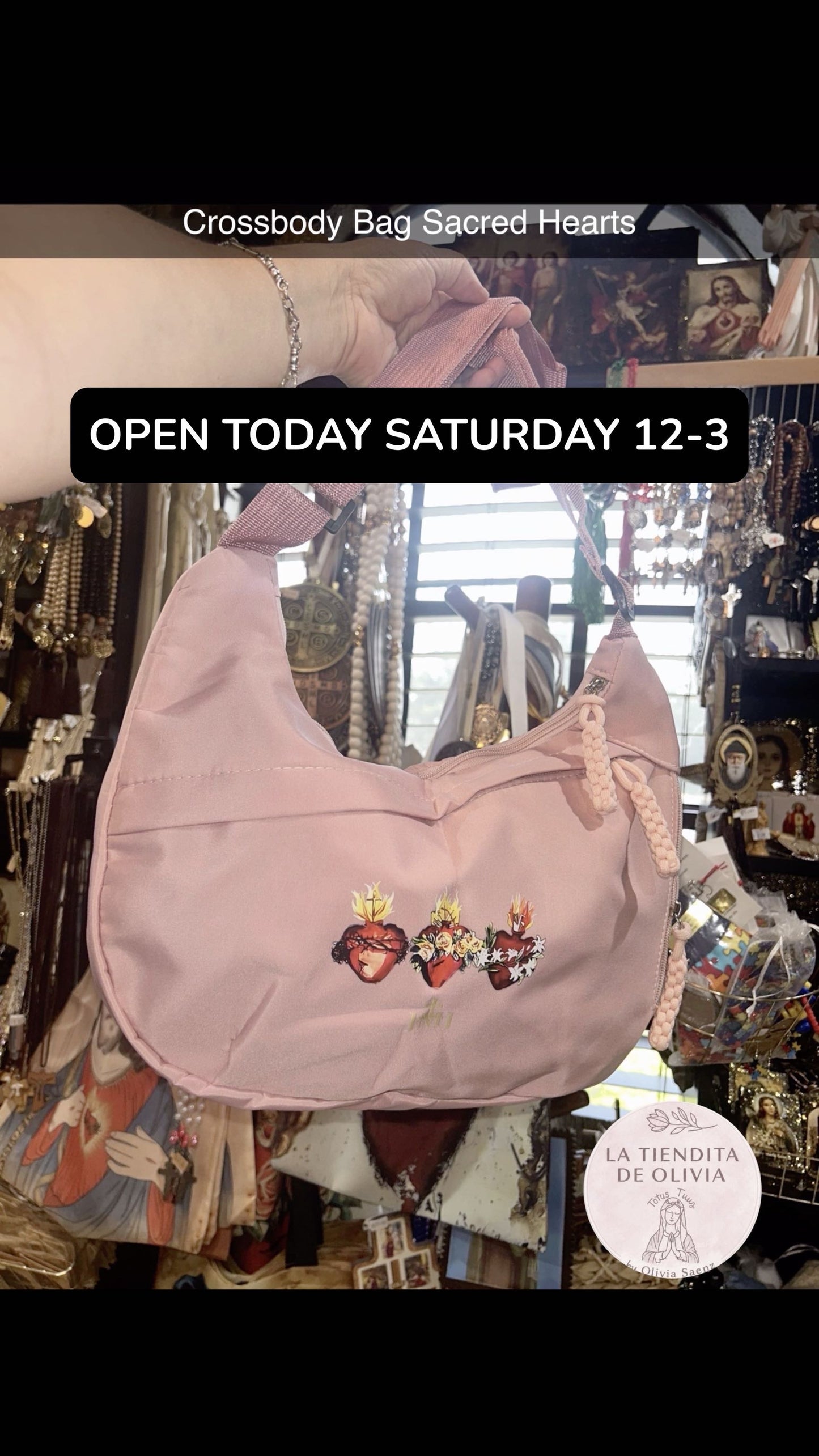 Crossbody Bag Sacred Hearts