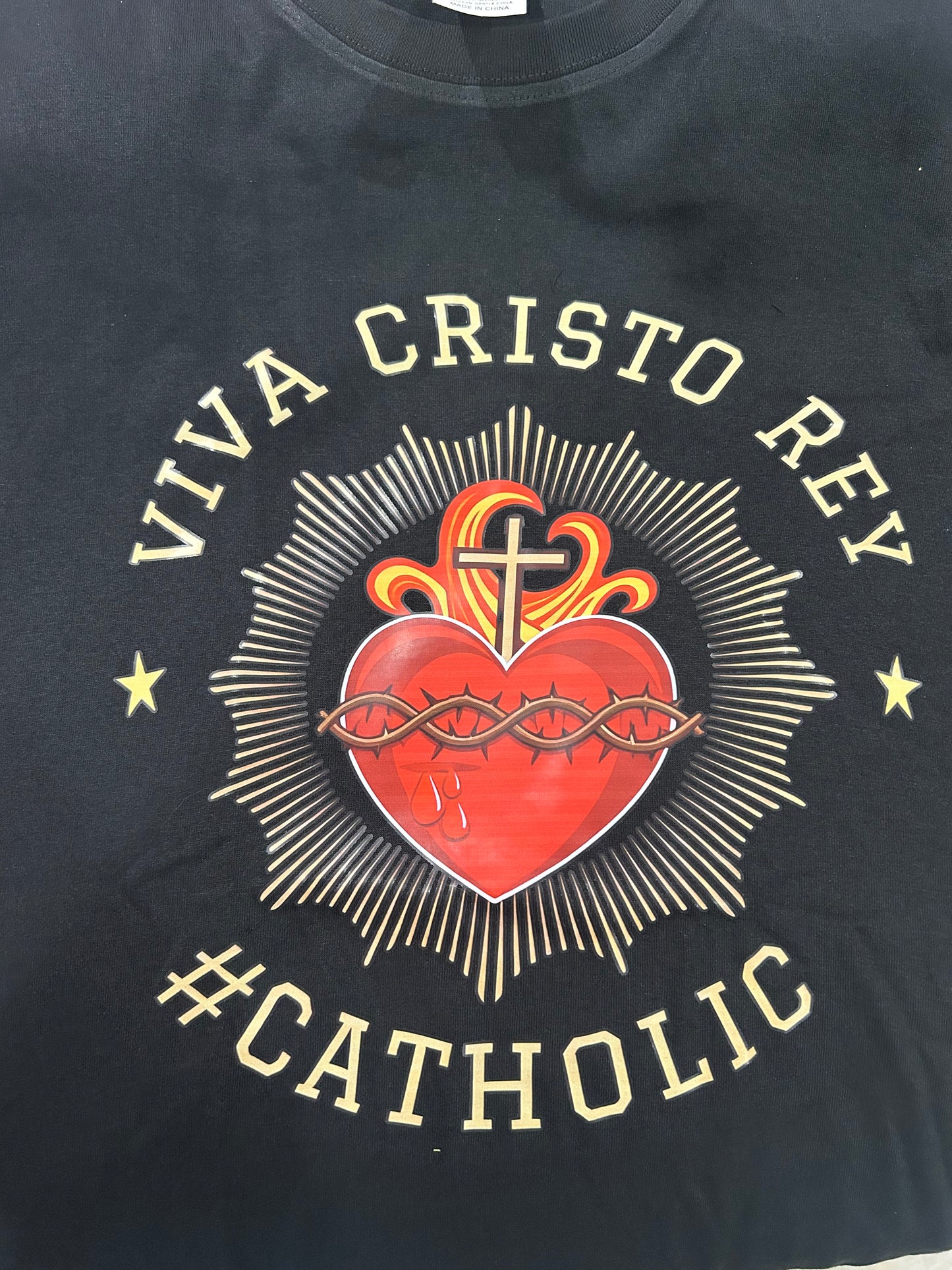Camisa Viva Cristo Rey Size 2X Large Size
