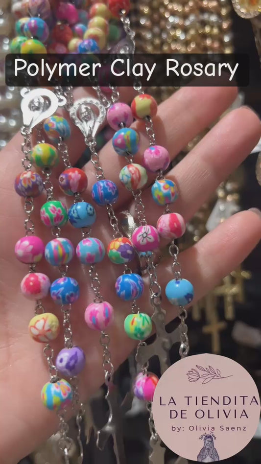 Polymer Clay Rosary Colores